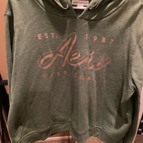 Aeropastle Olive Green Hoodie - Picture 1 of 3